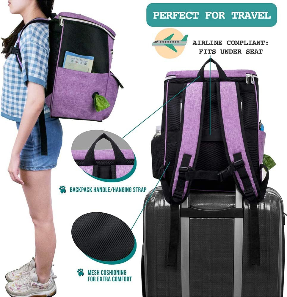 Mochila de viaje para perros