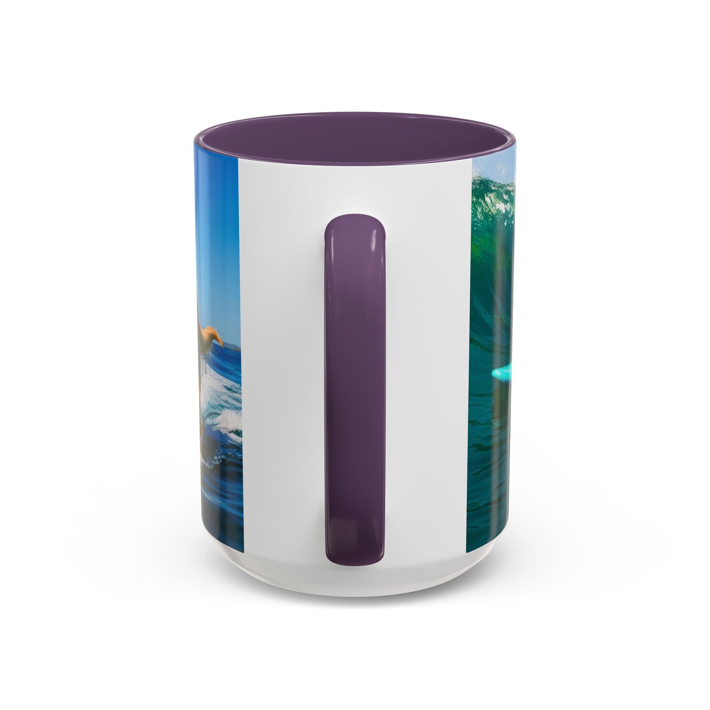 Mug à café Surf Dogs Accent - Cadeau idéal pour les amoureux des chiens