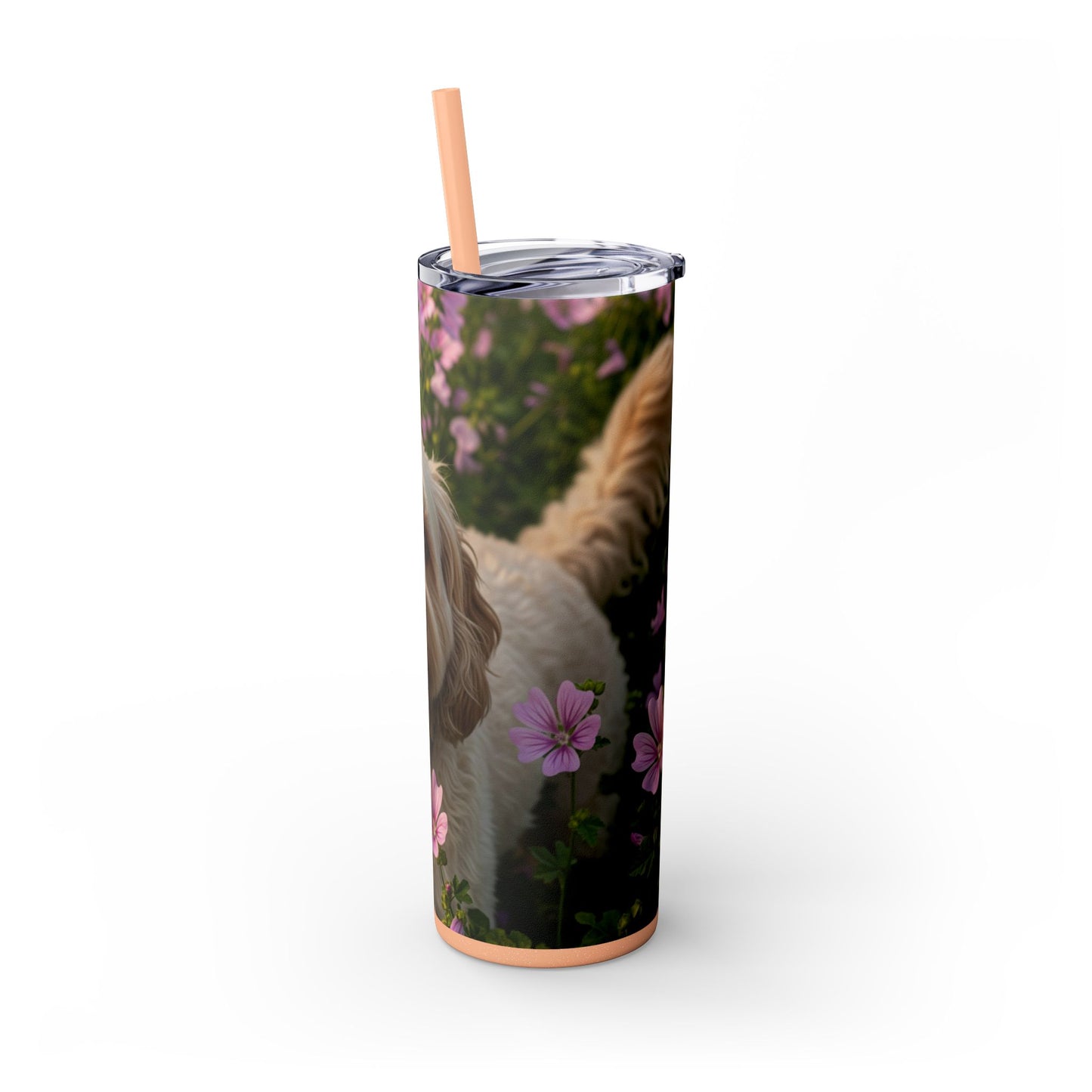 Gobelet Cockapoo avec paille, 590 ml
