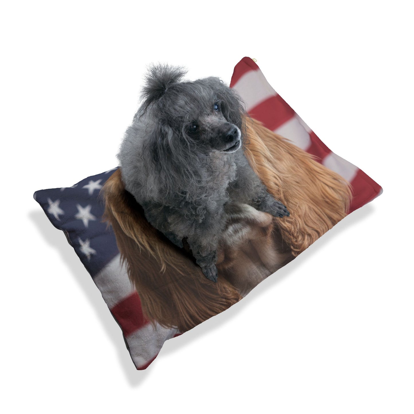 American Cocker Spaniel Patriotic Pet Bed