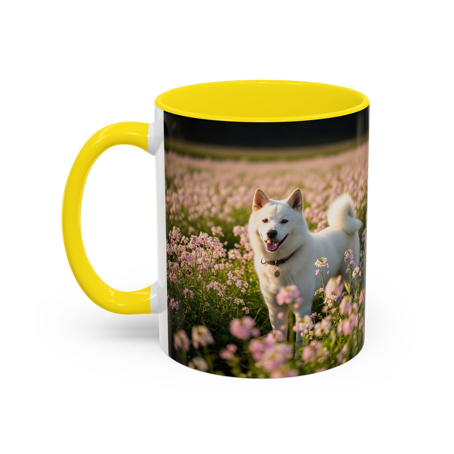 Mug Kishu Ken Accent Coffee - Cadeau idéal pour les amoureux des chiens