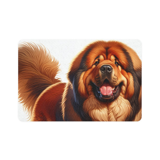 Pet Food Mat (12x18) - Tibetan Mastiff