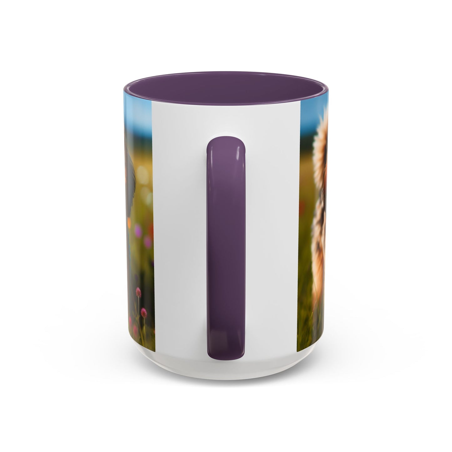 Russkaya Tsvetnaya Bolonka Accent Coffee Mug - Perfect Gift for Dog Lovers