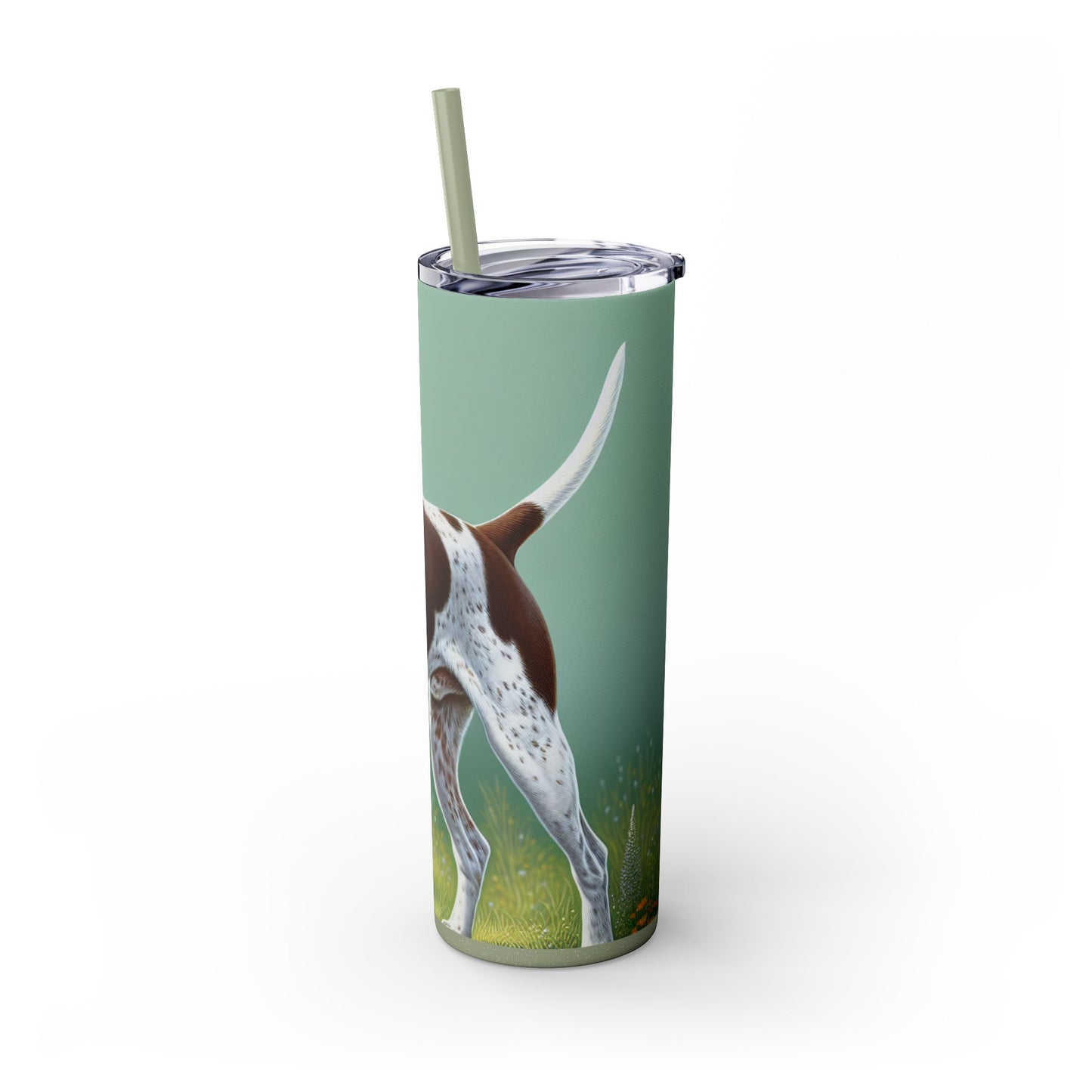 Pointer Skinny Tumbler with Straw, 20oz