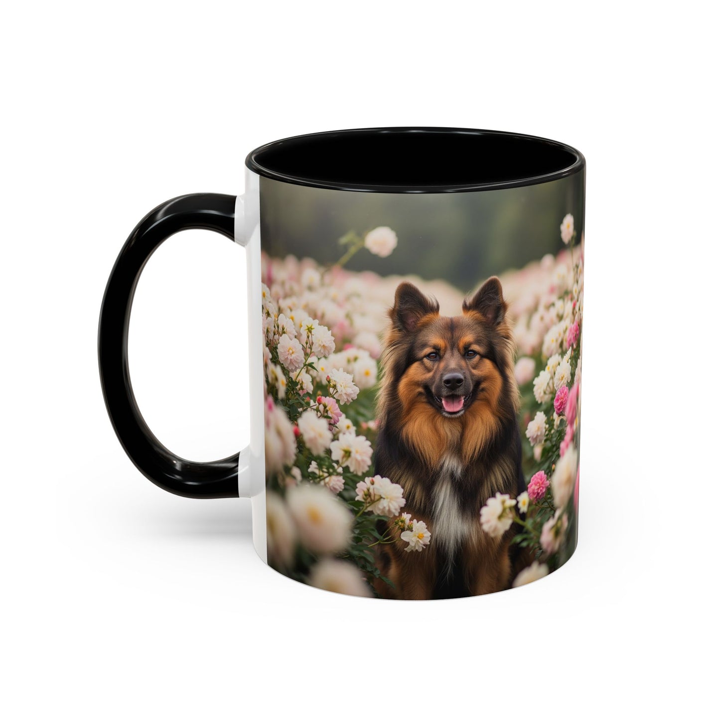 Bohemian Shepherd Accent Coffee Mug - Perfect Gift for Dog Lovers