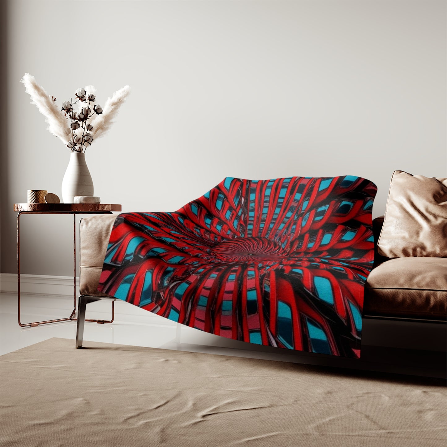 Optical Illusion Sweatshirt Blanket