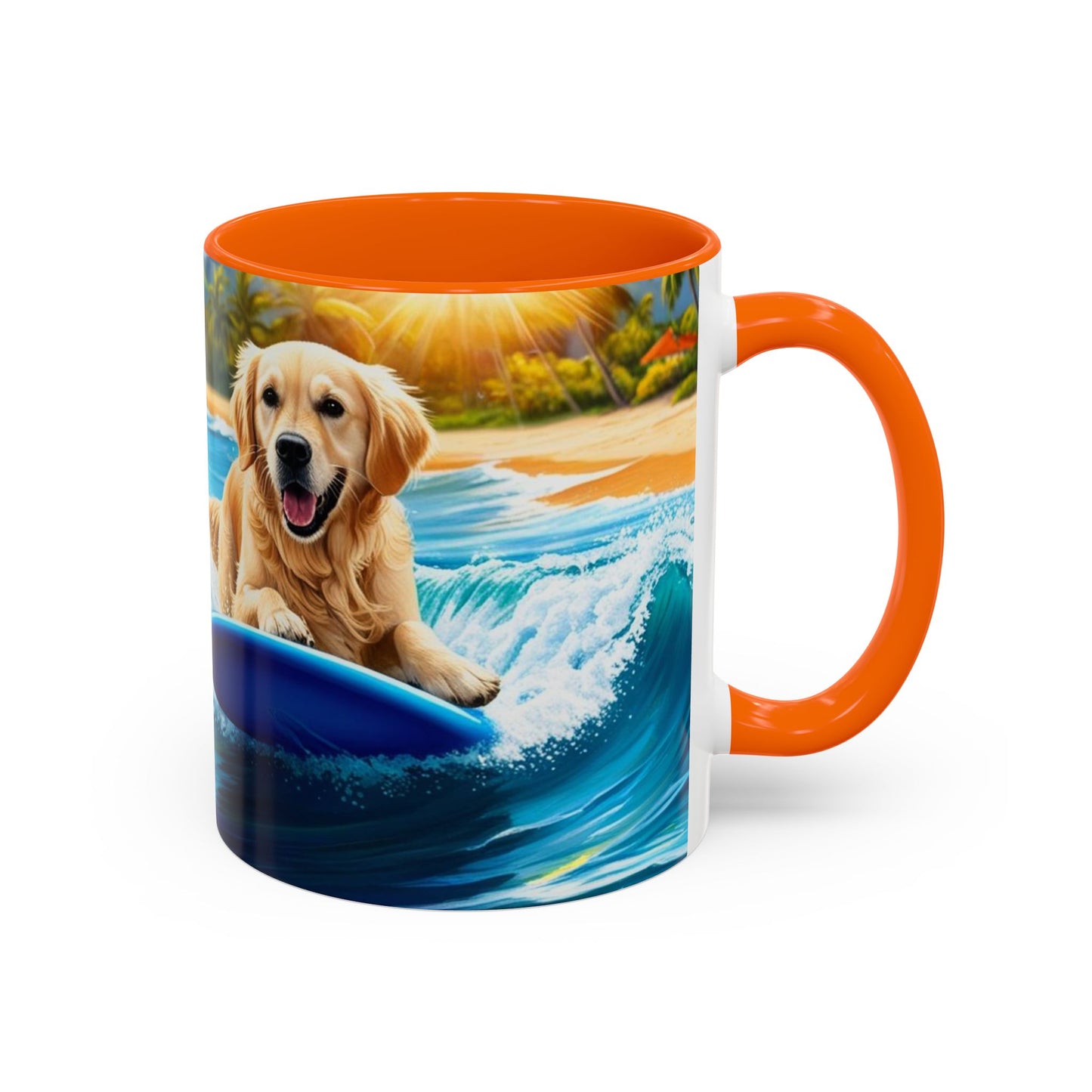 Taza de café con detalles de Surf Dogs: el regalo perfecto para los amantes de los perros