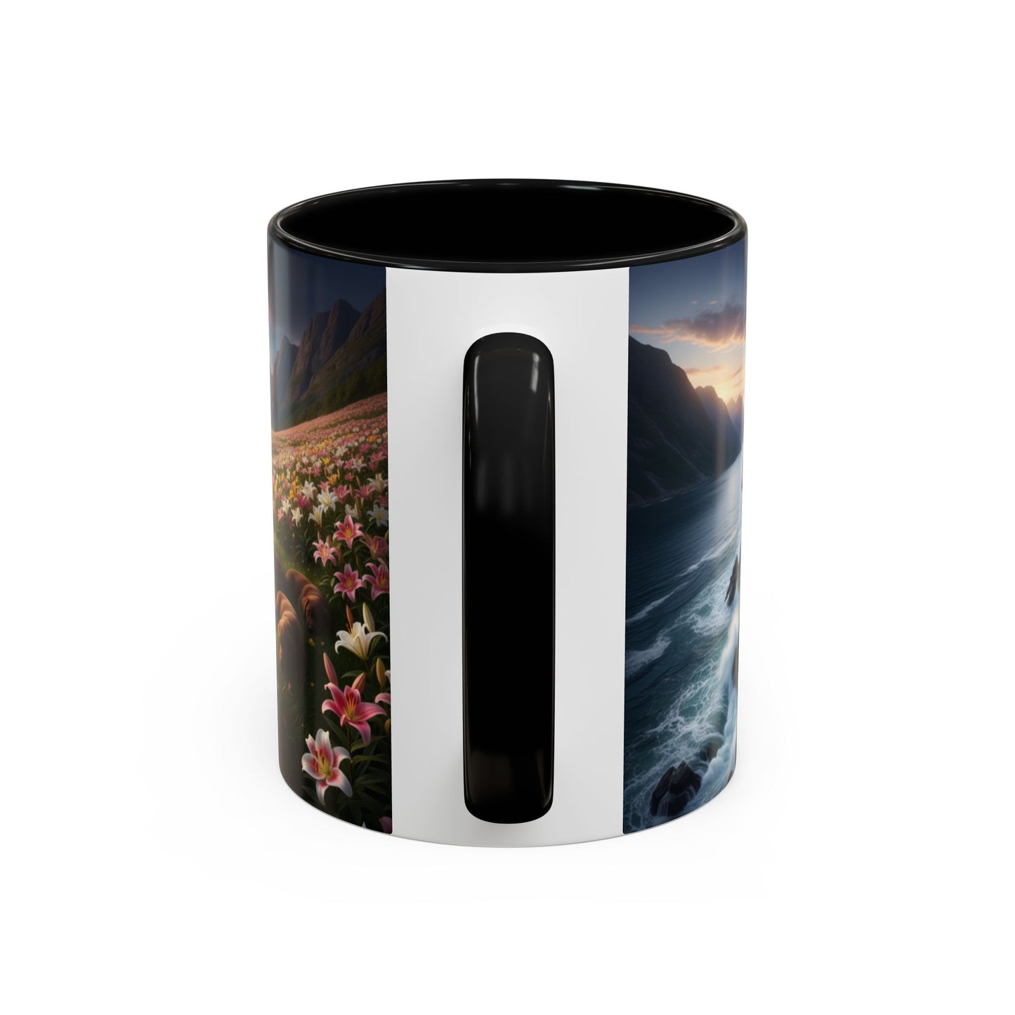 Chocolate Labrador Retriever Accent Mug – Ceramic Coffee Cup