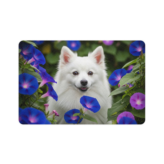 Pet Food Mat (12x18) - Japanese Spitz