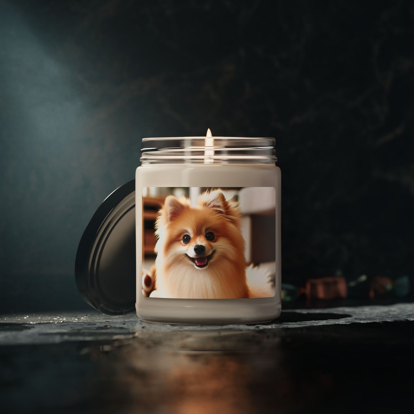 German Spitz- Scented Soy Candle, 9oz