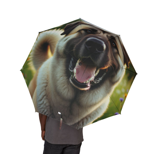 Kangal Shepherd Dog Semi-Automatic Foldable Umbrella