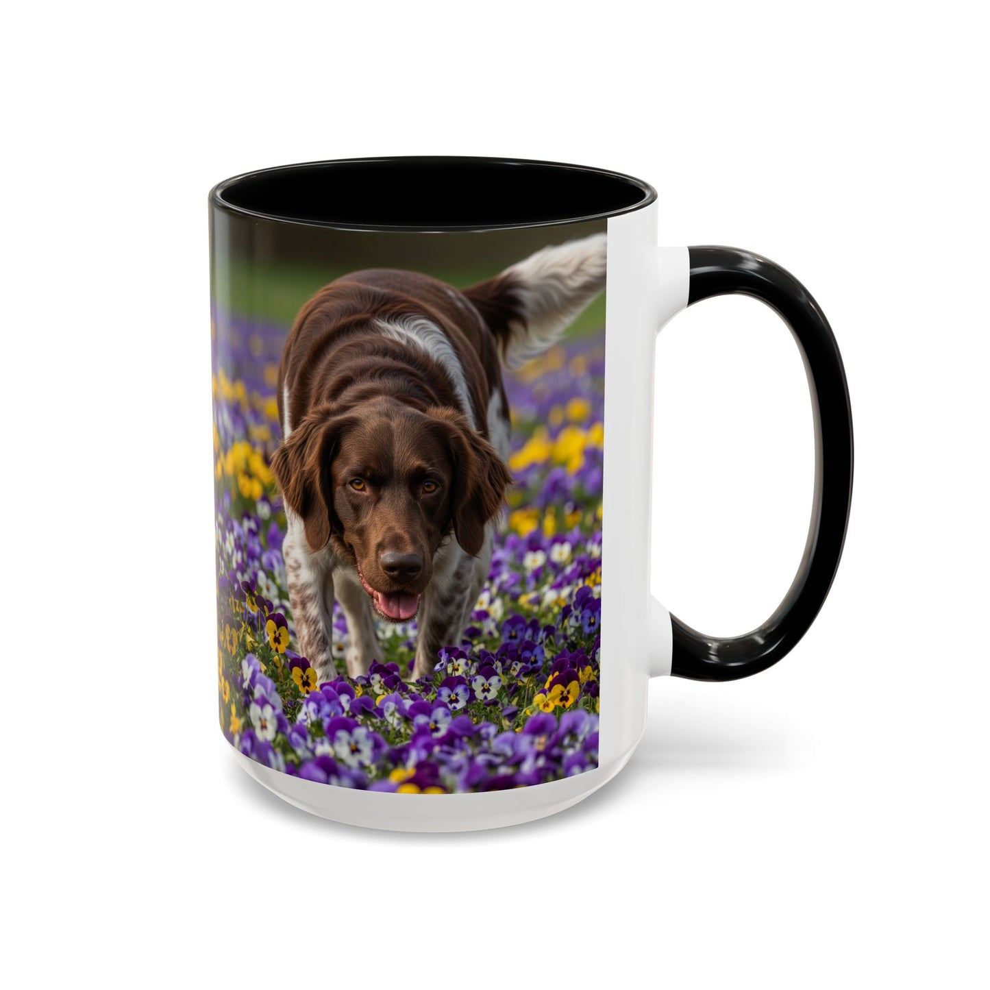 Taza grande con detalles de Munsterlander: el regalo perfecto para los amantes de los perros