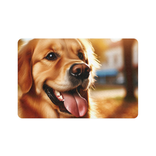 Pet Food Mat (12x18) - Golden Retriever