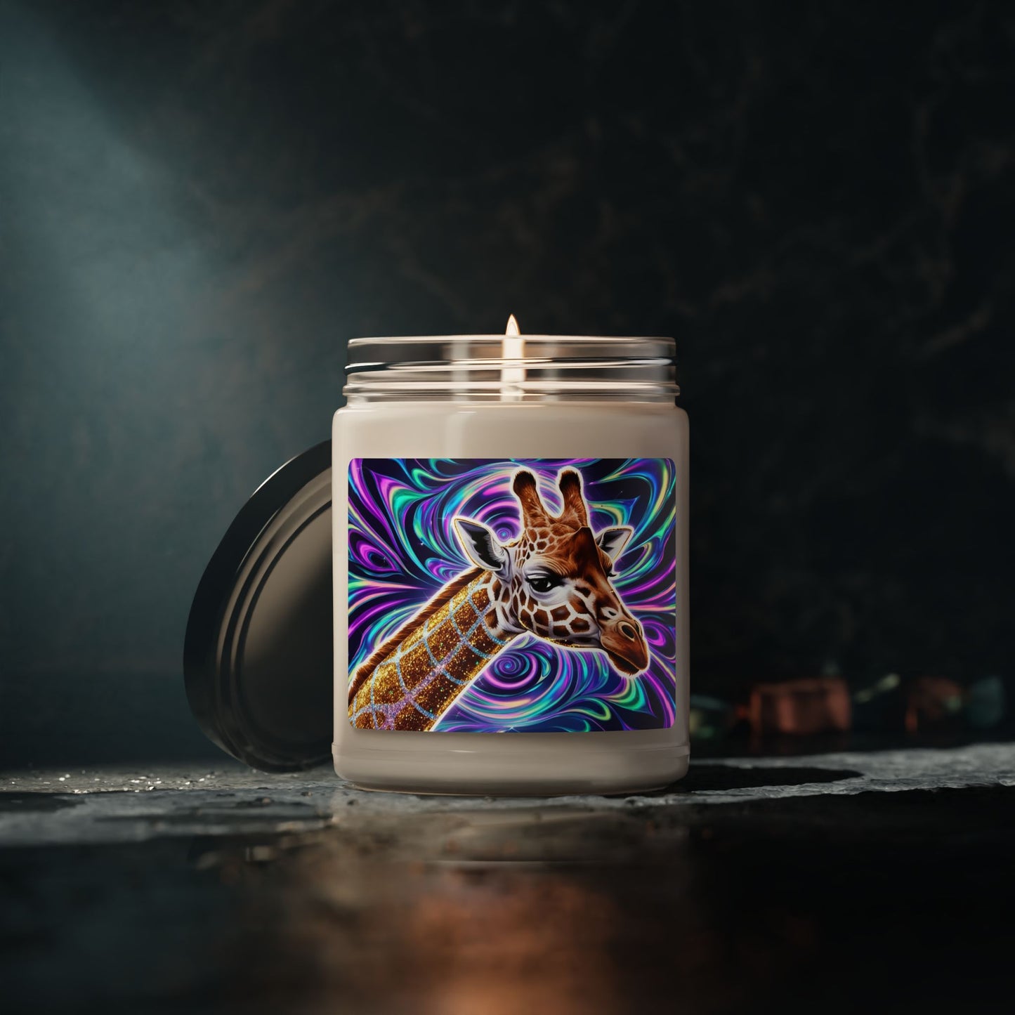 Psychedelic Giraffe- Scented Soy Candle, 9oz