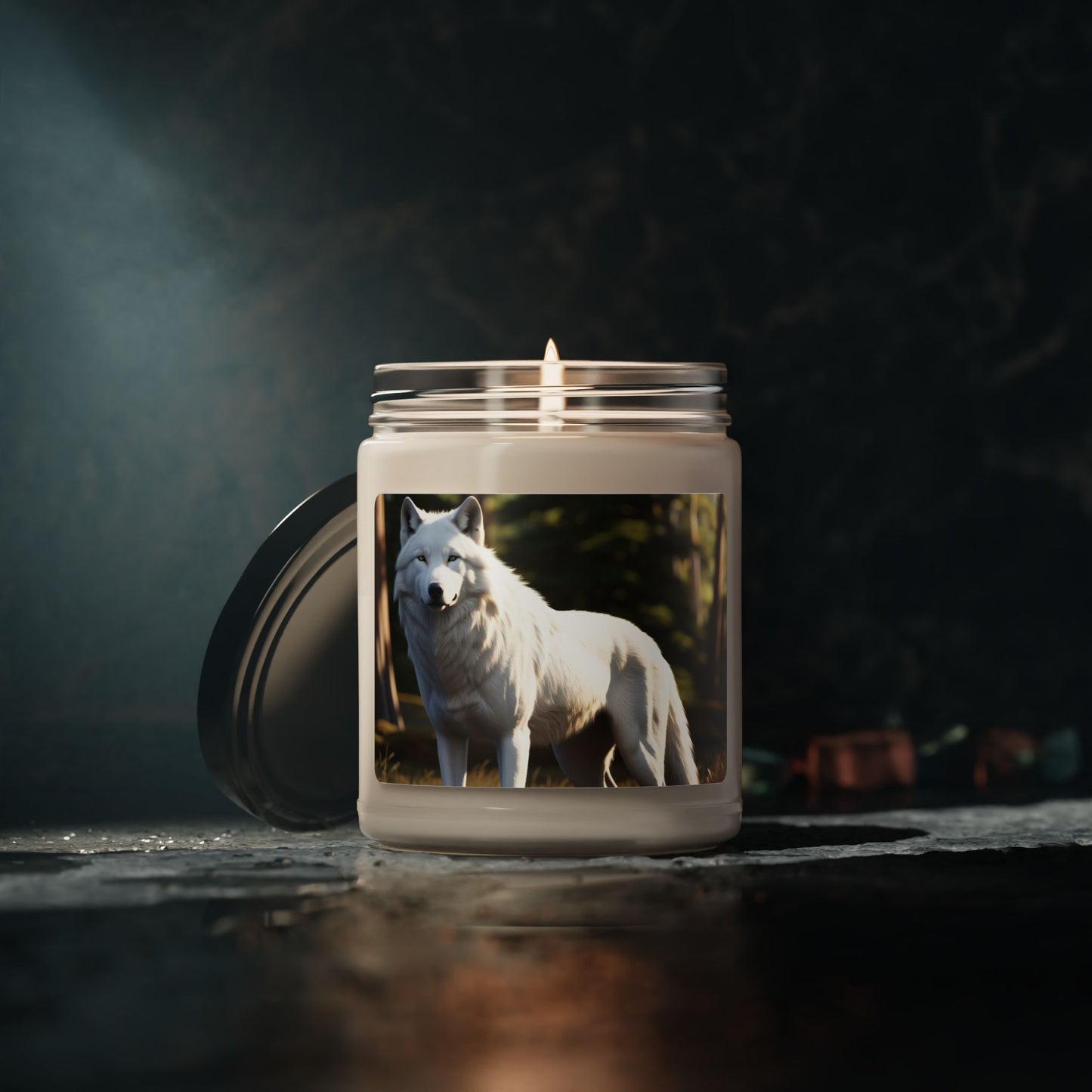 White Wolf- Scented Soy Candle, 9oz