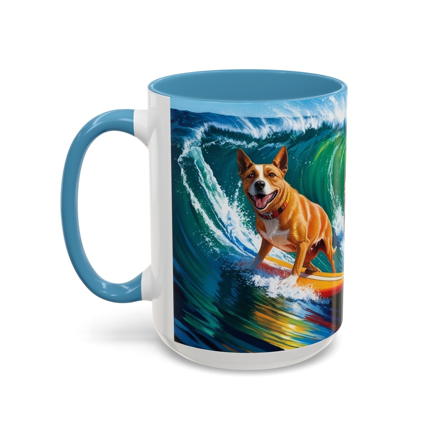 Taza de café con detalles de Surf Dogs: el regalo perfecto para los amantes de los perros
