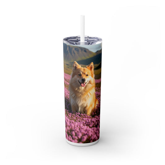 Icelandic Sheepdog Tumbler with Straw, 20oz