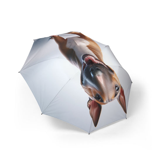 Miniature Bull Terrier Semi-Automatic Foldable Umbrella