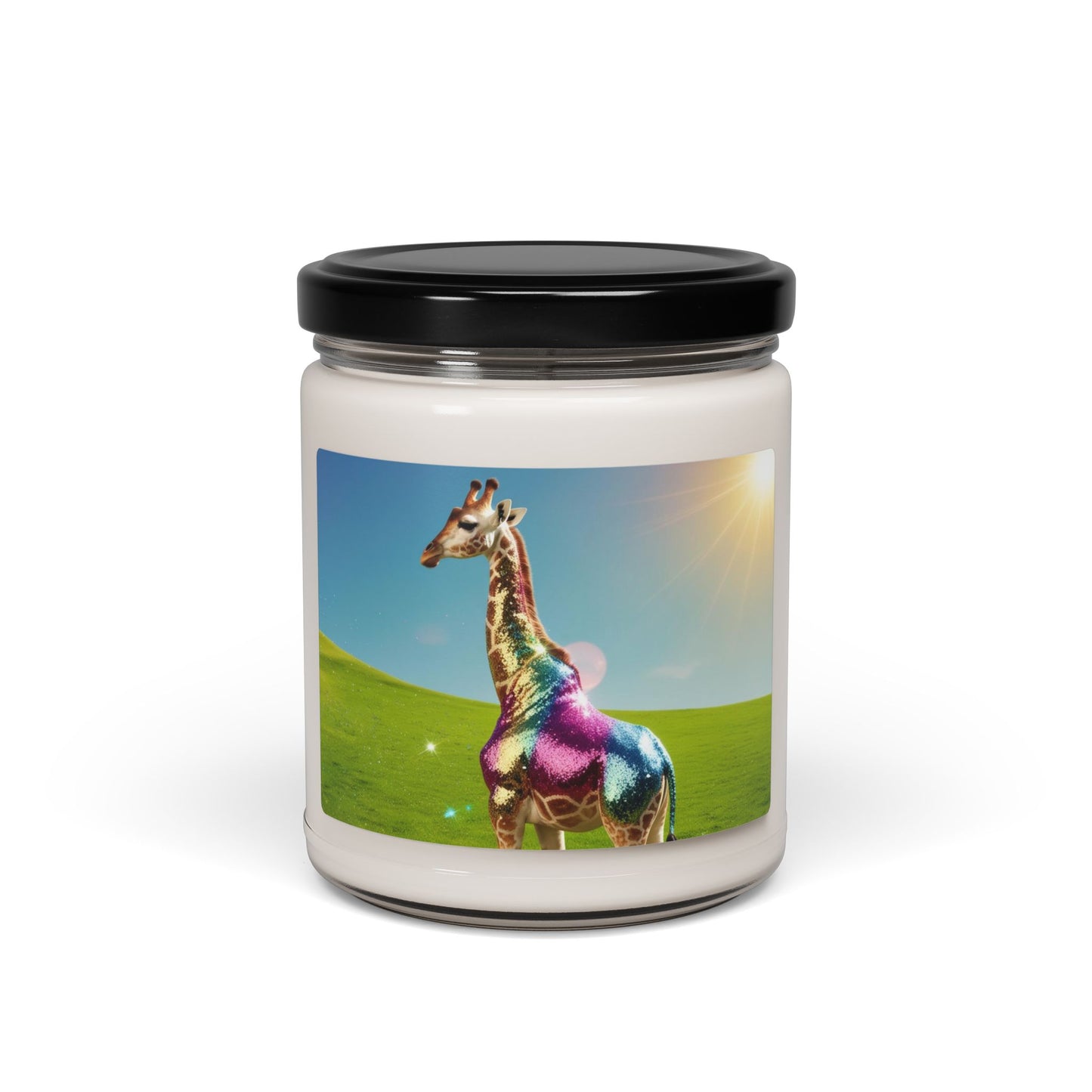 Rainbow Giraffe- Scented Soy Candle, 9oz