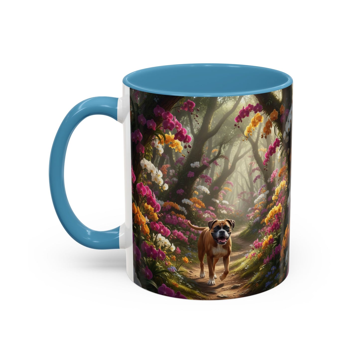 Boxer Accent Mug – Ceramic Coffee Cup