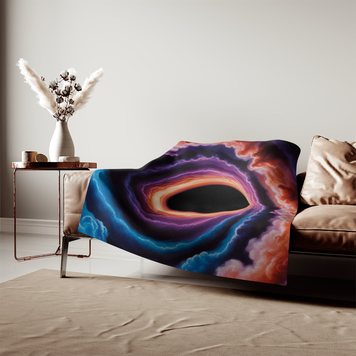 Optical Illusion Sweatshirt Blanket