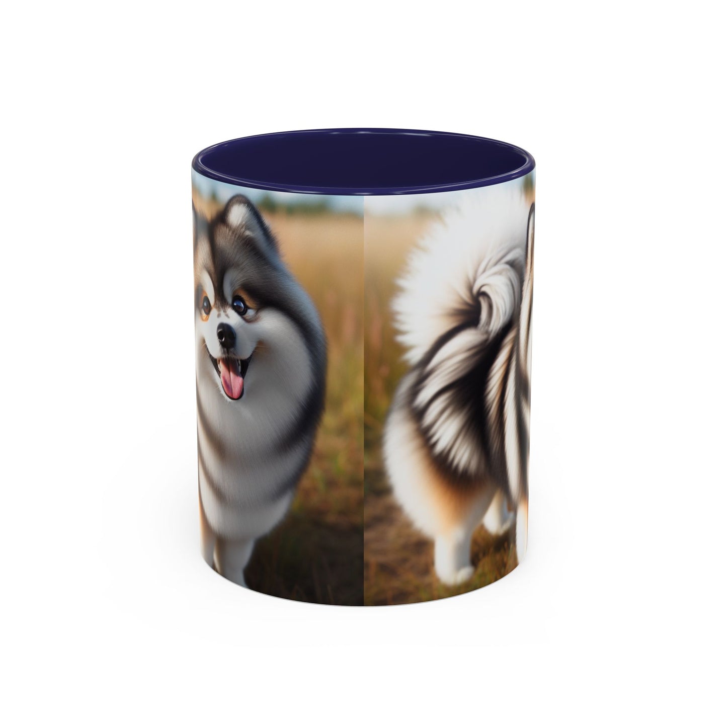 Taza de café con detalles de Pomsky: el regalo perfecto para los amantes de los perros