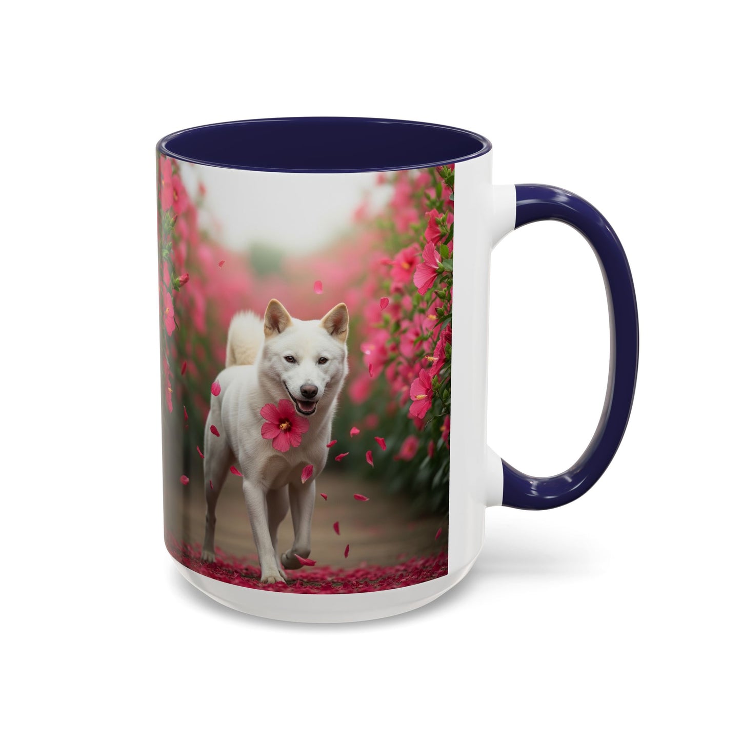 Taza de café con diseño de perro Jindo coreano: el regalo perfecto para los amantes de los perros.
