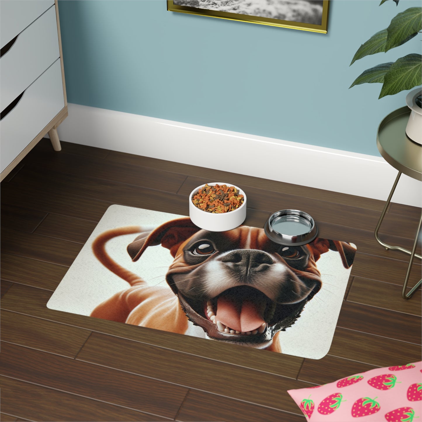 Pet Food Mat (12x18) - Boxer