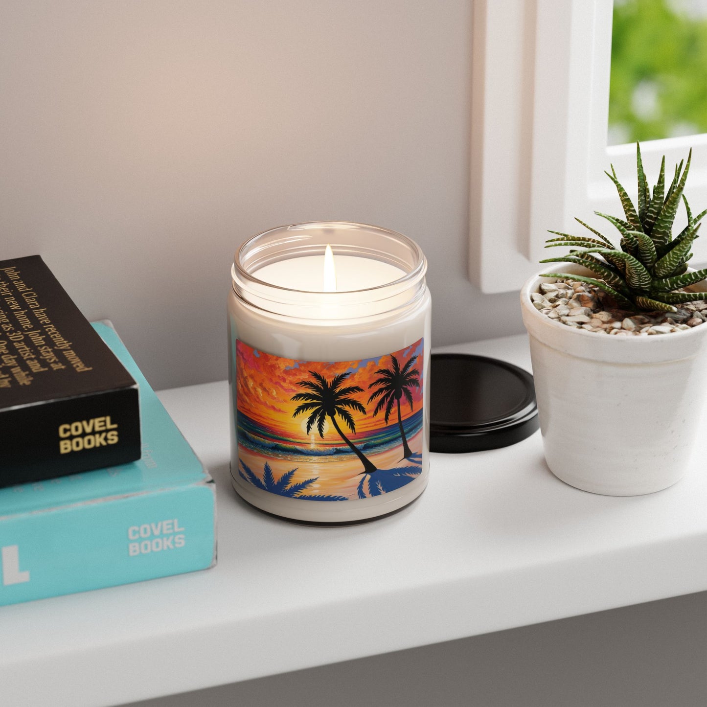 Brilliant Sunset at the Beach- Scented Soy Candle, 9oz