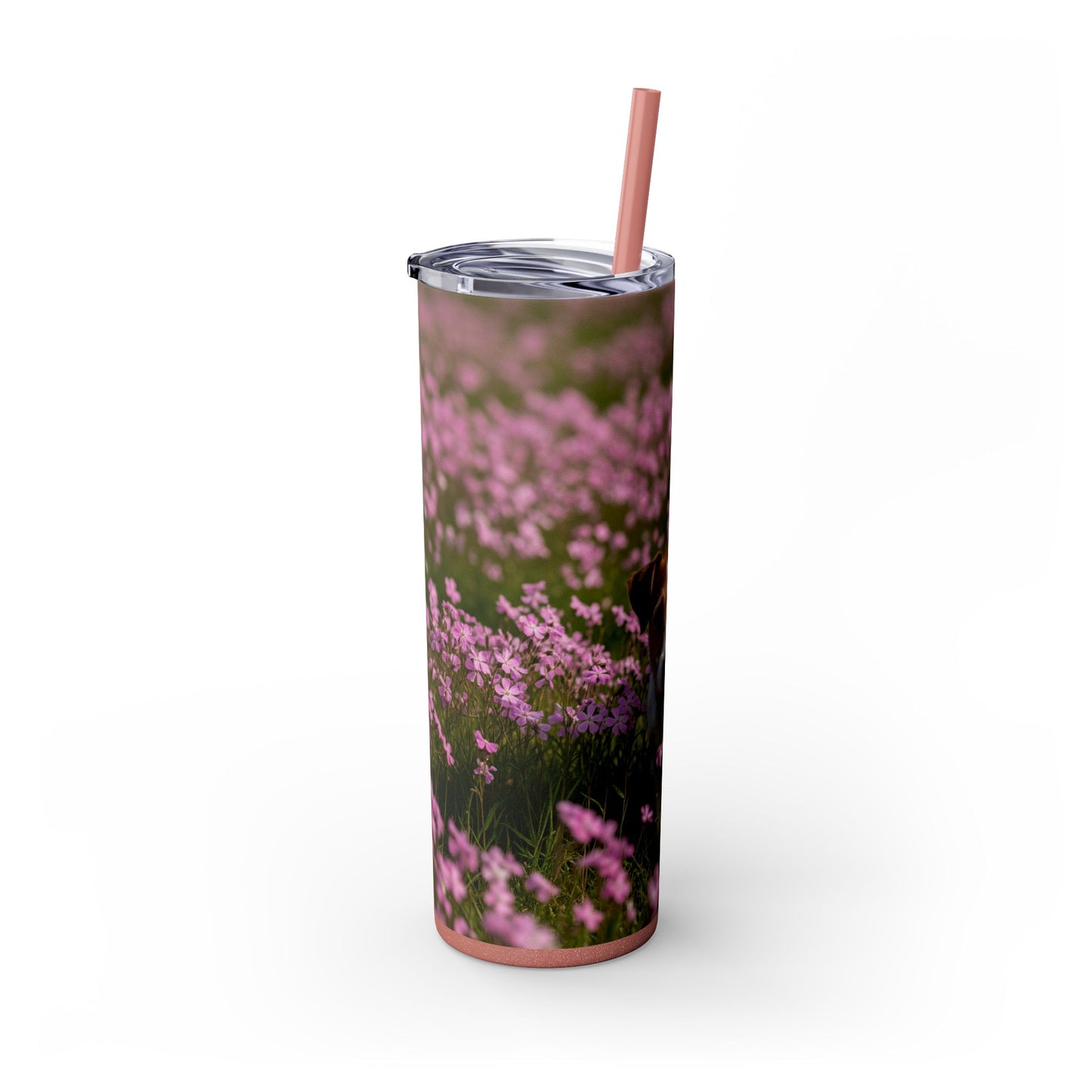 Parson Russell Terrier Skinny Tumbler with Straw, 20oz