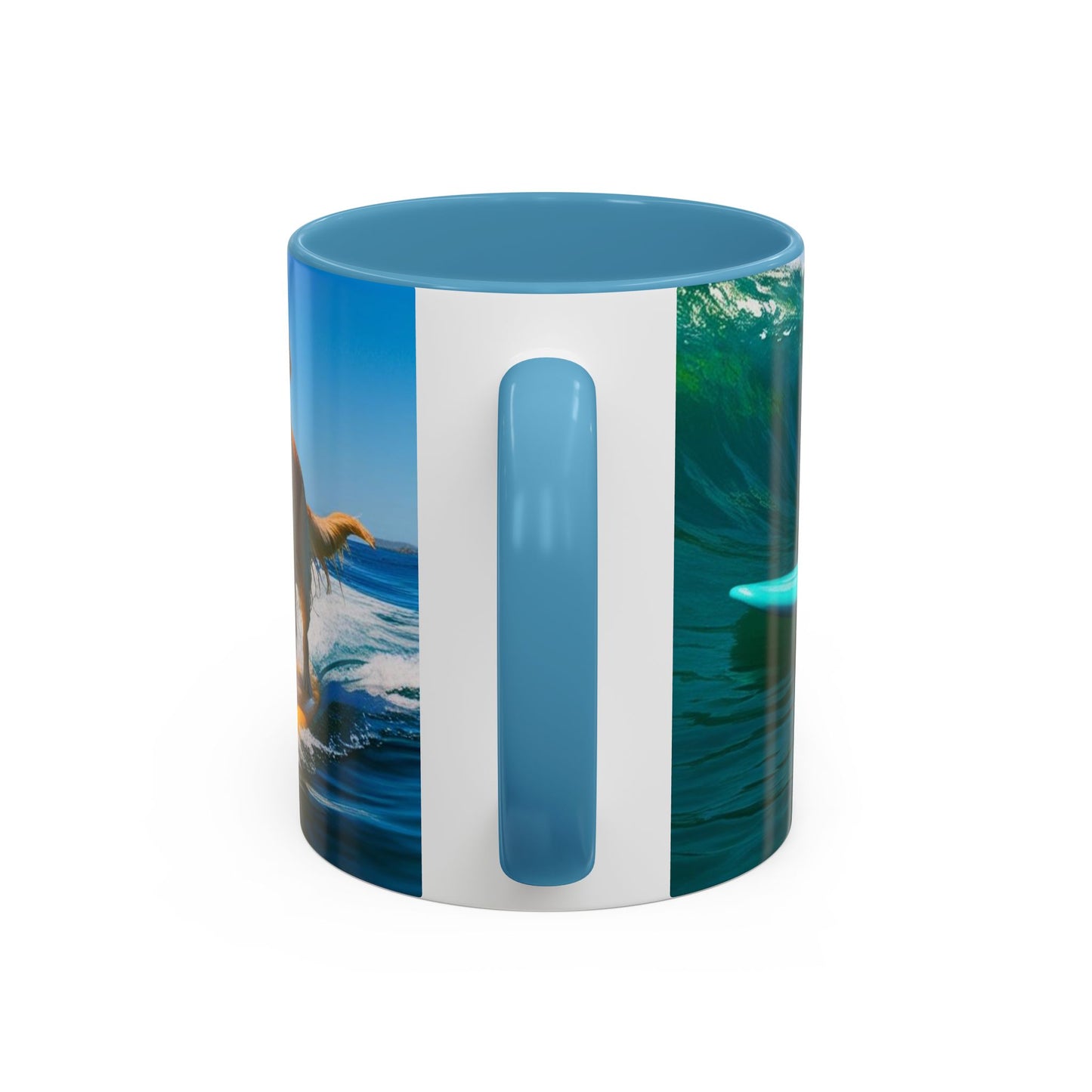 Mug à café Surf Dogs Accent - Cadeau idéal pour les amoureux des chiens