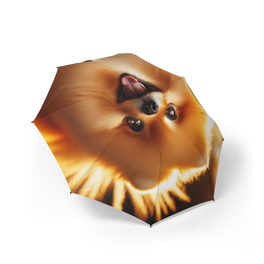 Pomeranian Semi-Automatic Foldable Umbrella