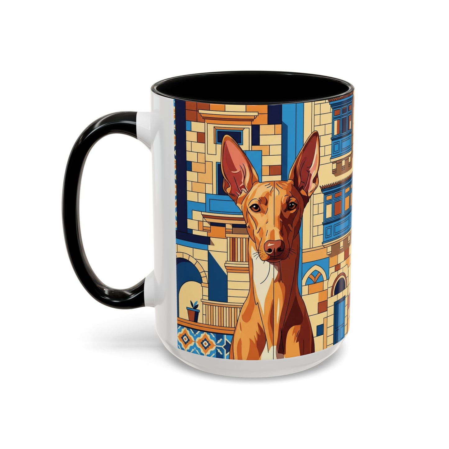 Taza de café con diseño de Pharaoh Hound: el regalo perfecto para los amantes de los perros.