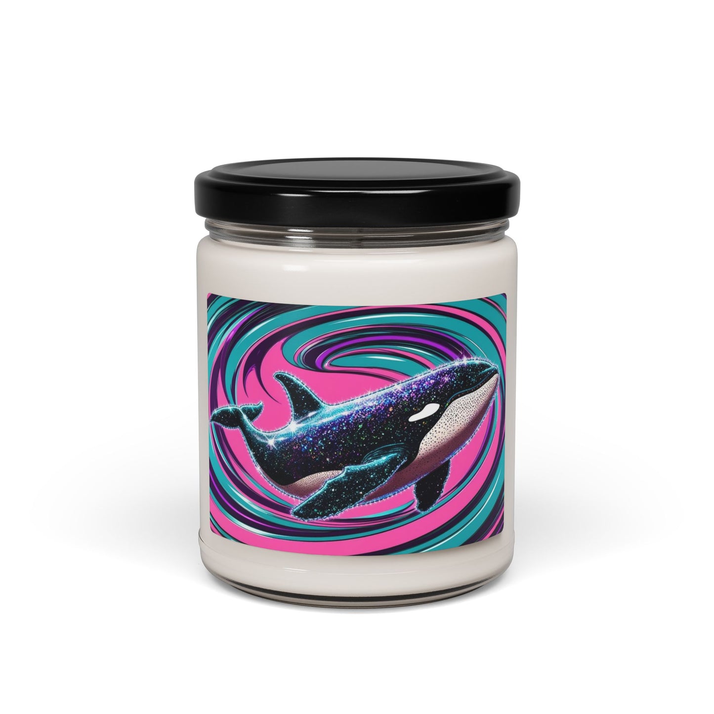 Psychedelic Orca- Scented Soy Candle, 9oz