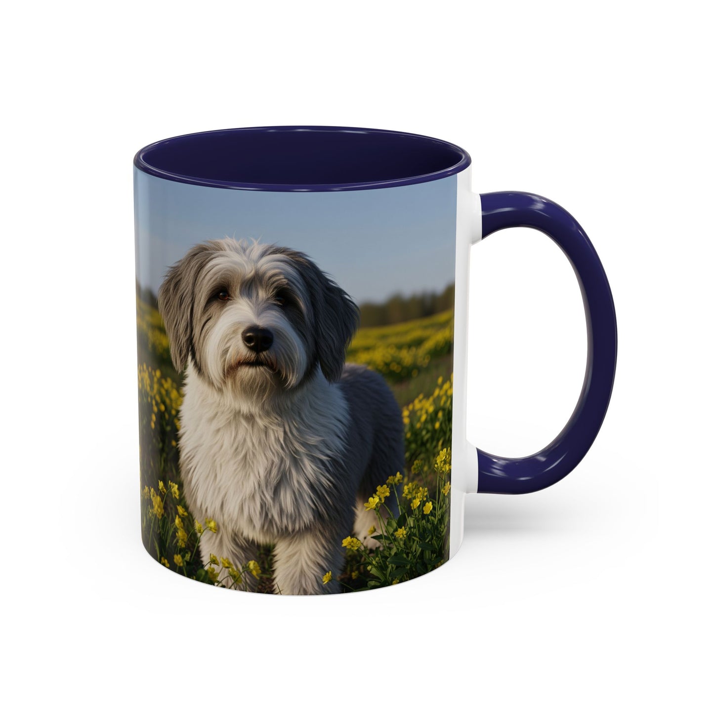 Taza de café con diseño de perro pastor polaco de las tierras bajas: el regalo perfecto para los amantes de los perros.