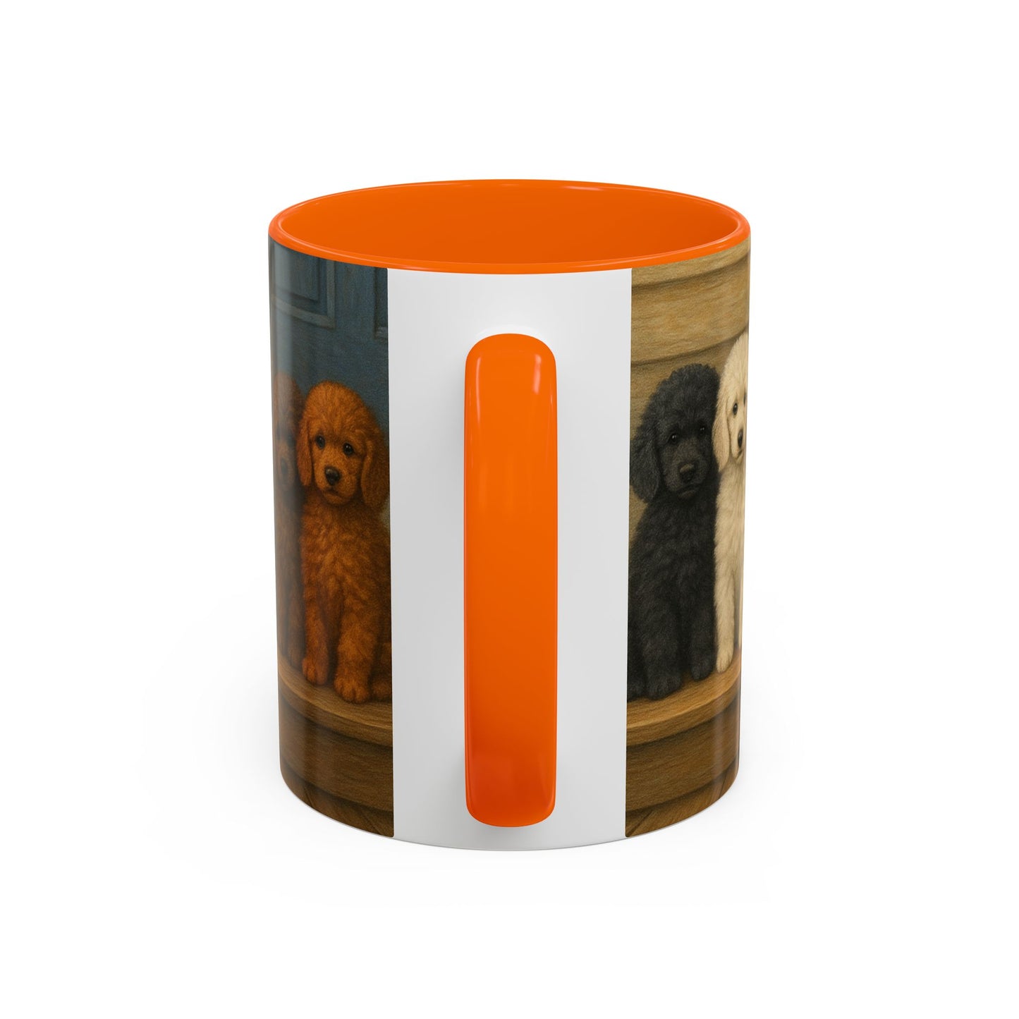 Mug à café décoratif avec motif chiots caniches - Cadeau idéal pour les amoureux des chiens