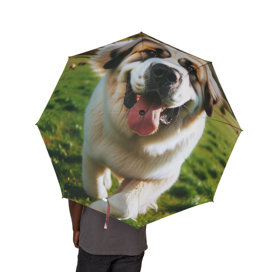 Pyrenean Mastiff Semi-Automatic Foldable Umbrella