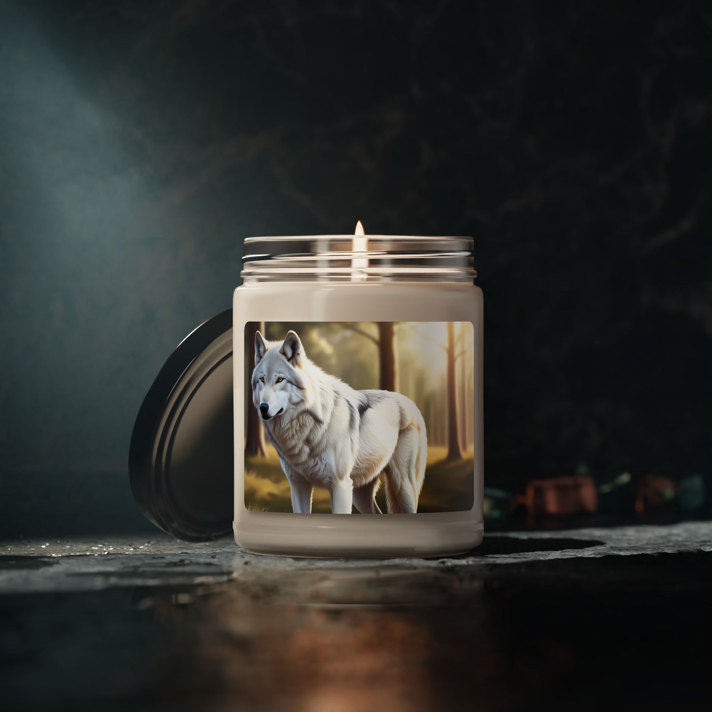 White Wolf- Scented Soy Candle, 9oz