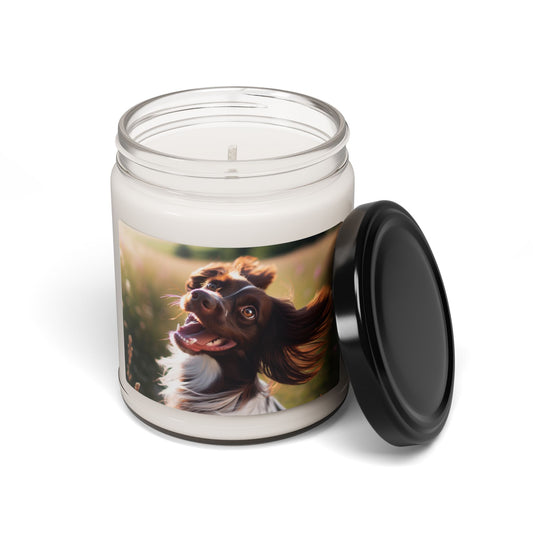 Small Munsterlander- Scented Soy Candle, 9oz