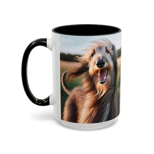 Scottish Deerhound Accent Coffee Mug - Perfect Gift for Dog Lovers