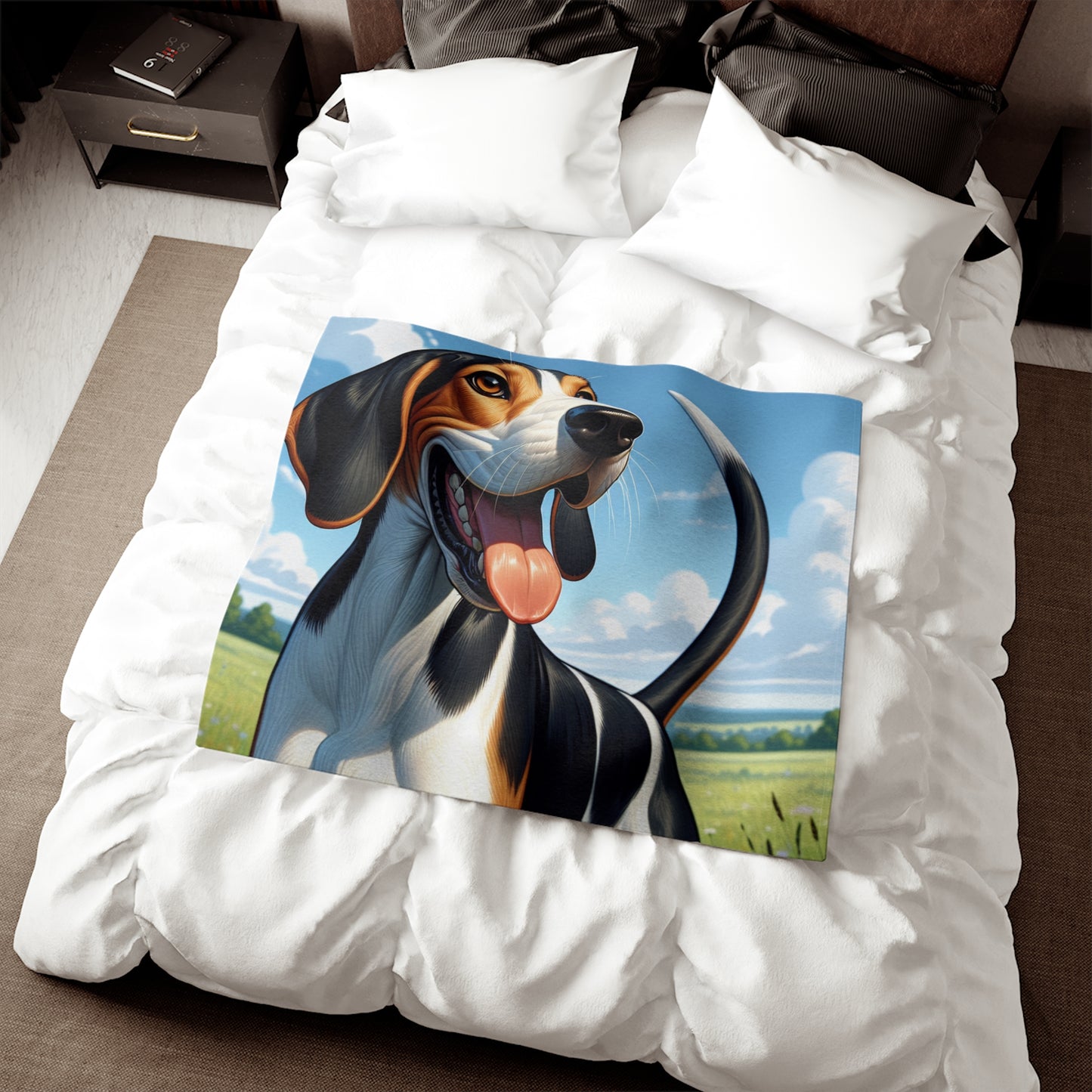 Treeing Walker Coonhound Sweatshirt Blanket