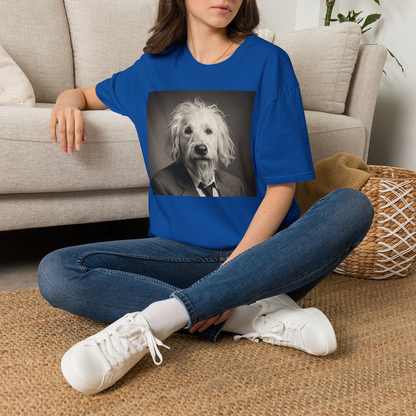 Canine Canvas Collection: Einstein/Sasse Homage Tee Shirt