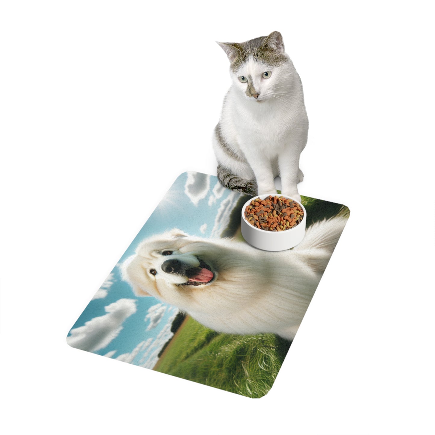 Pet Food Mat (12x18) - Maremma Sheepdog