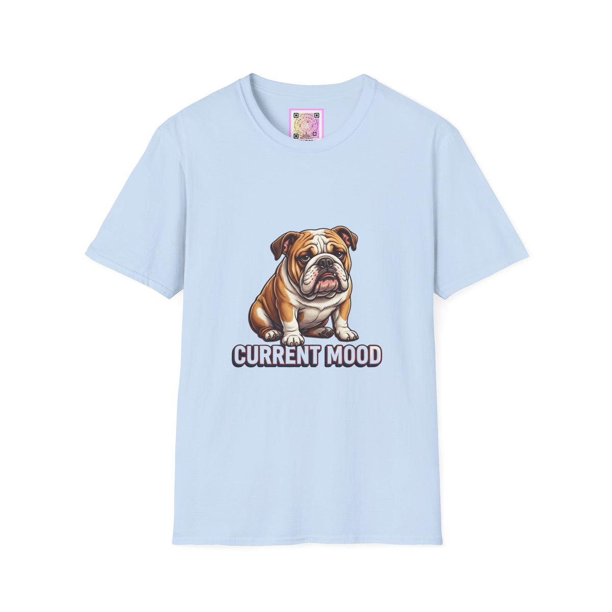 English Bulldog Current Mood Tee Shirt