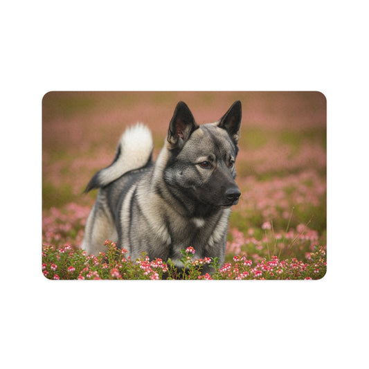 Pet Food Mat (12x18) - Norwegian Elkhound