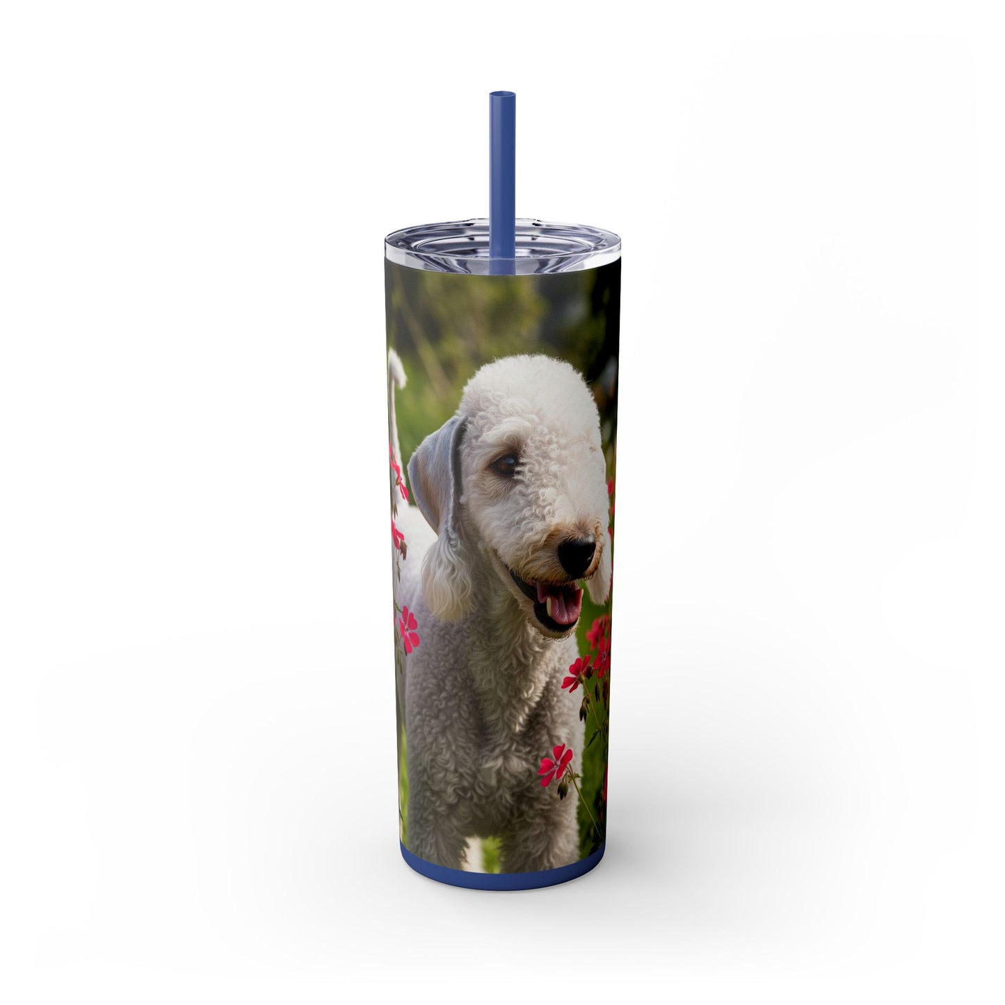 Bedlington Terrier Tumbler with Straw, 20oz