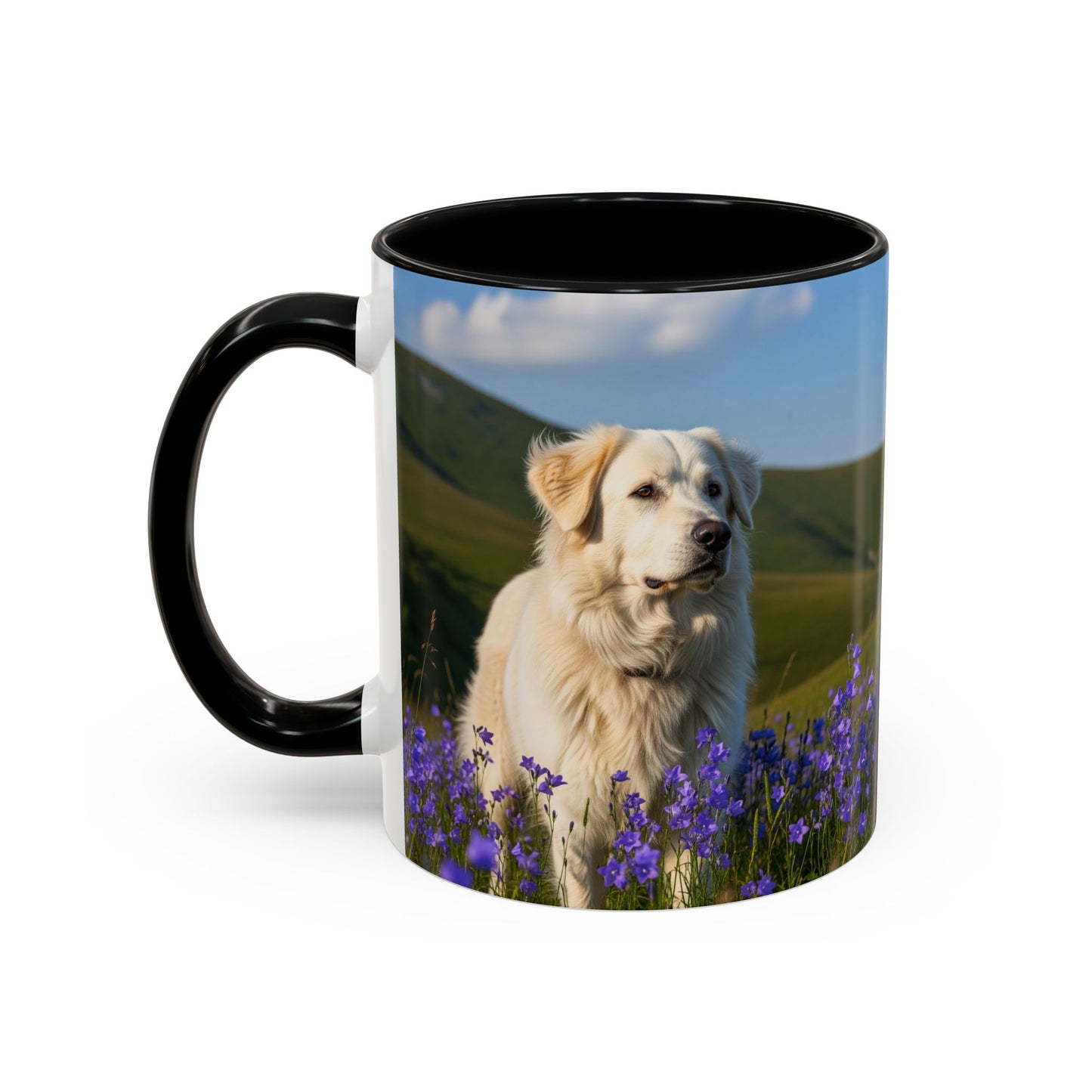 Mug à café avec motif Berger des Carpates roumain - Cadeau idéal pour les amoureux des chiens