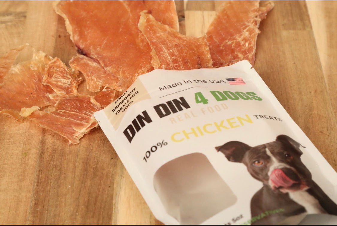 Galletas de pollo para perros, bolsa de 147 g, un solo ingrediente, alto contenido de proteínas