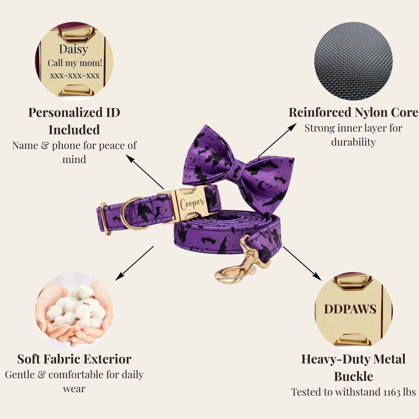 Conjunto Clásico Violeta Personalizado