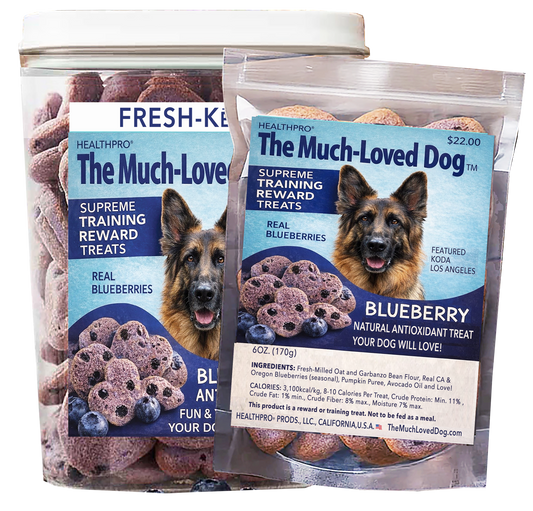 Much Loved Dog™ - RECHARGE Antioxydant aux Myrtilles, 170 g.